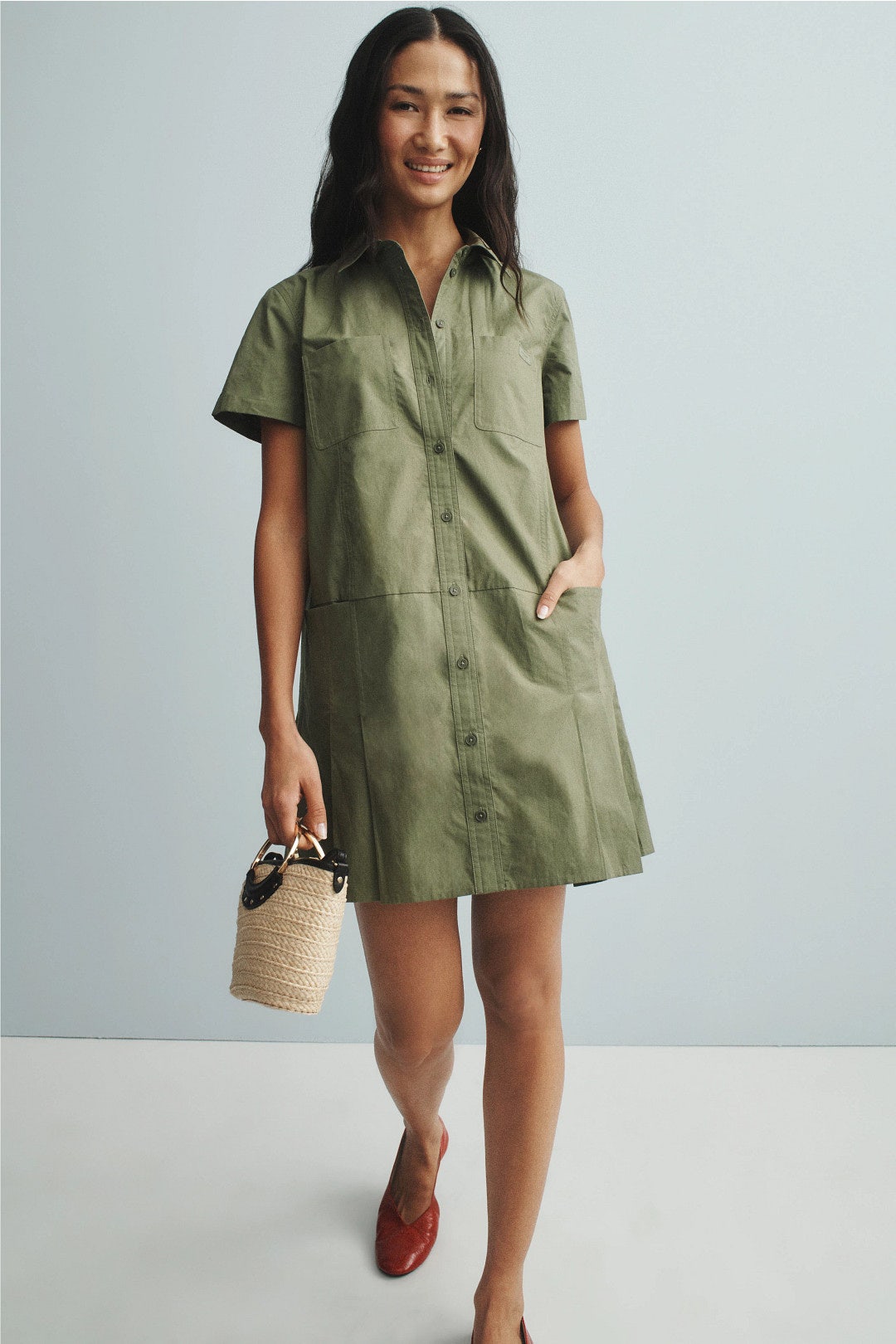 smock dress Ivory Eyelet Tiered Smock Dress