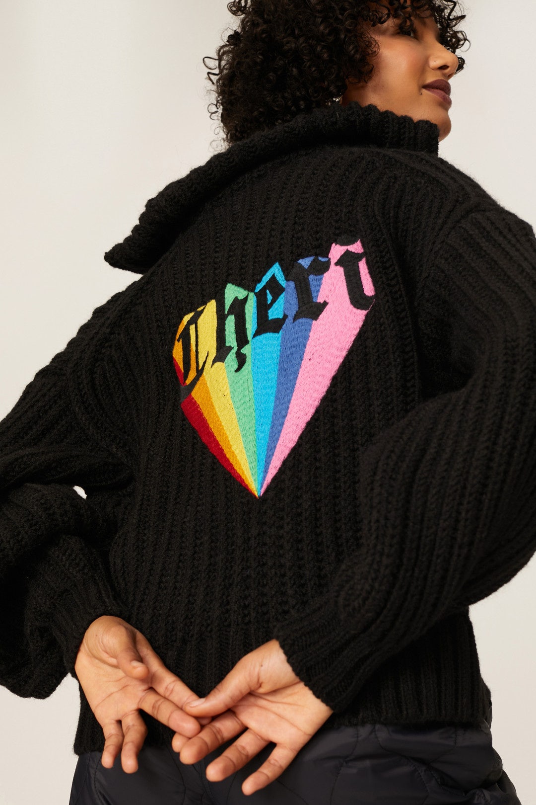 Cheri Zip Turtleneck Sweater by Zadig & Voltaire 3