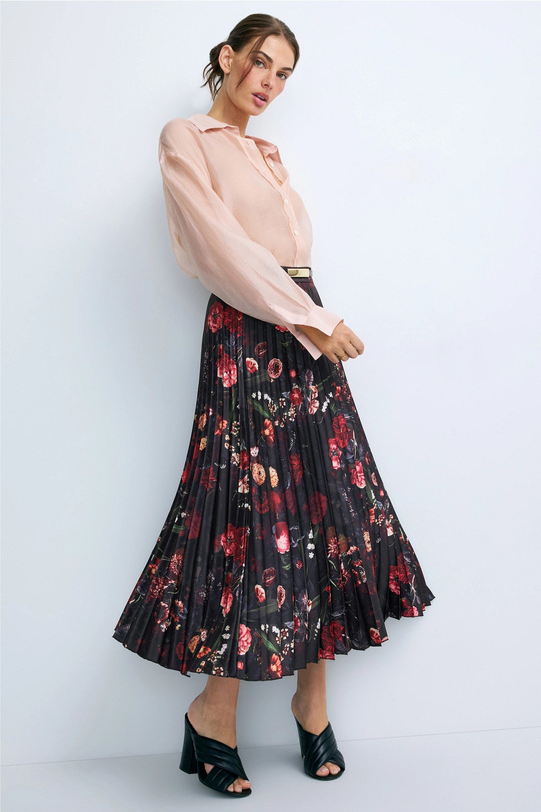Flora Pleated Skirt by Area Stars 3