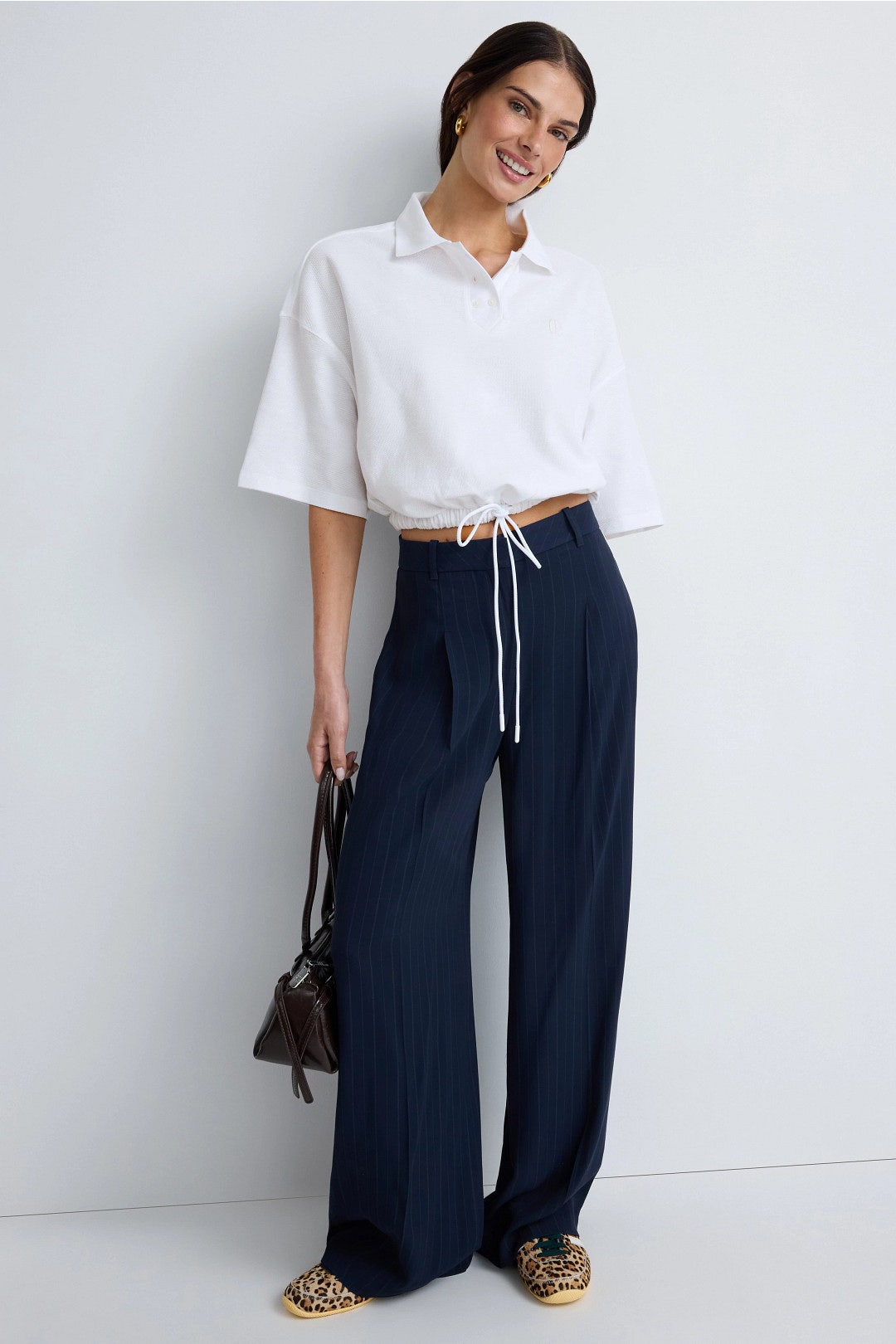 Drawstring Polo Top by Claudie Pierlot 3