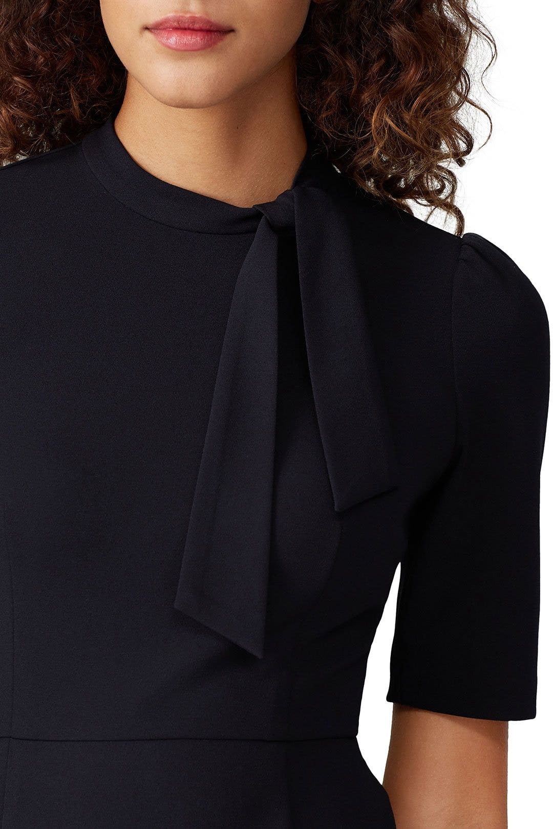 Navy Tie Neck Sheath by Donna Morgan 3