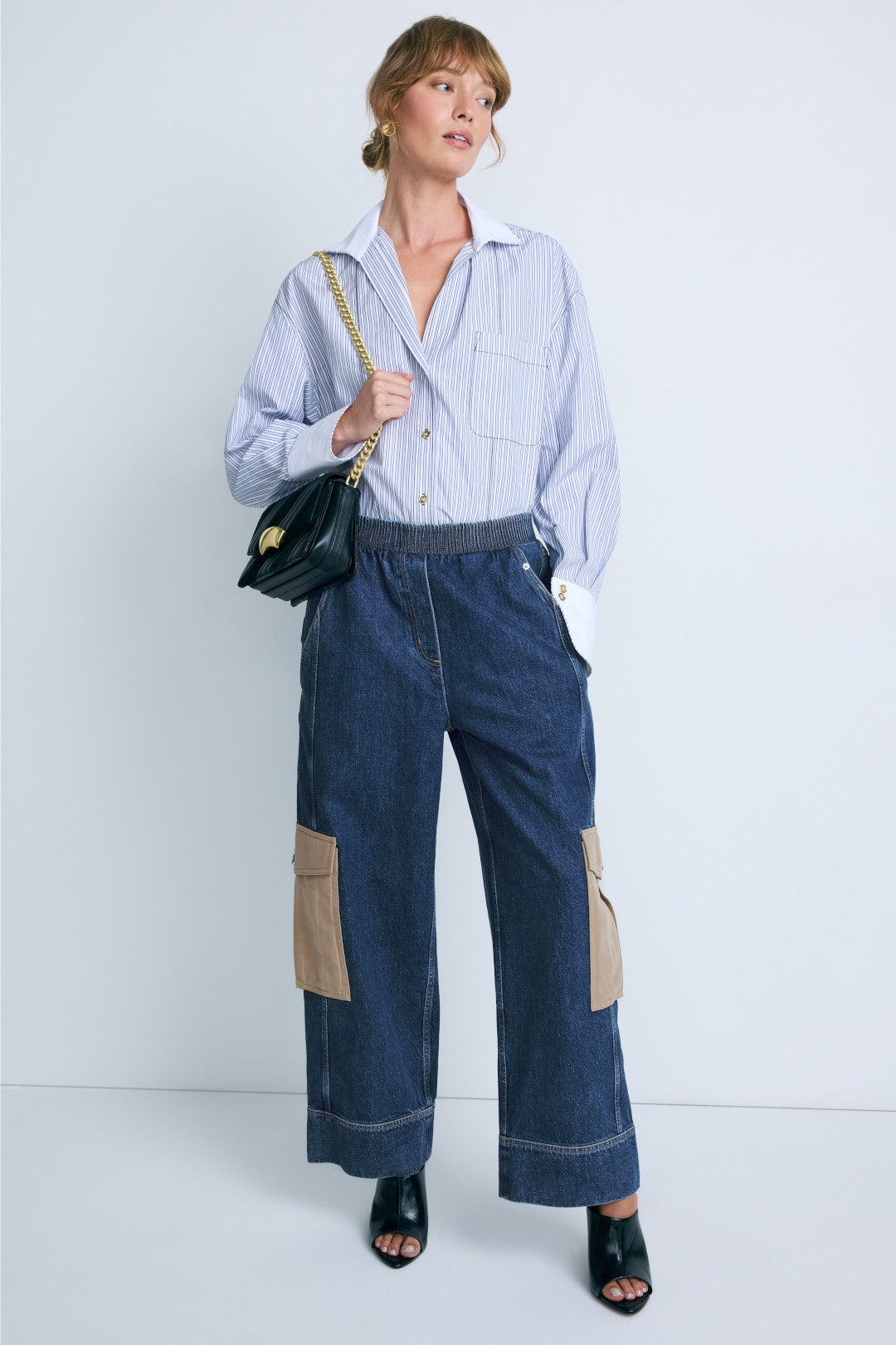 Denim Patchwork Pull On Jeans by 3.1 Phillip Lim 3