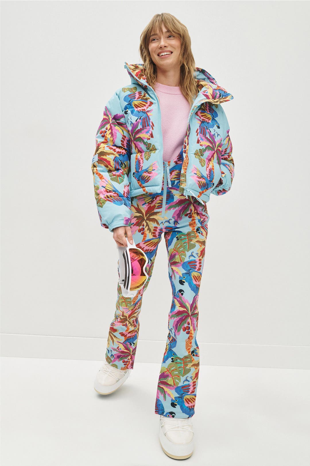 Macaw Puffer Jacket by FARM Rio | Rent the Runway