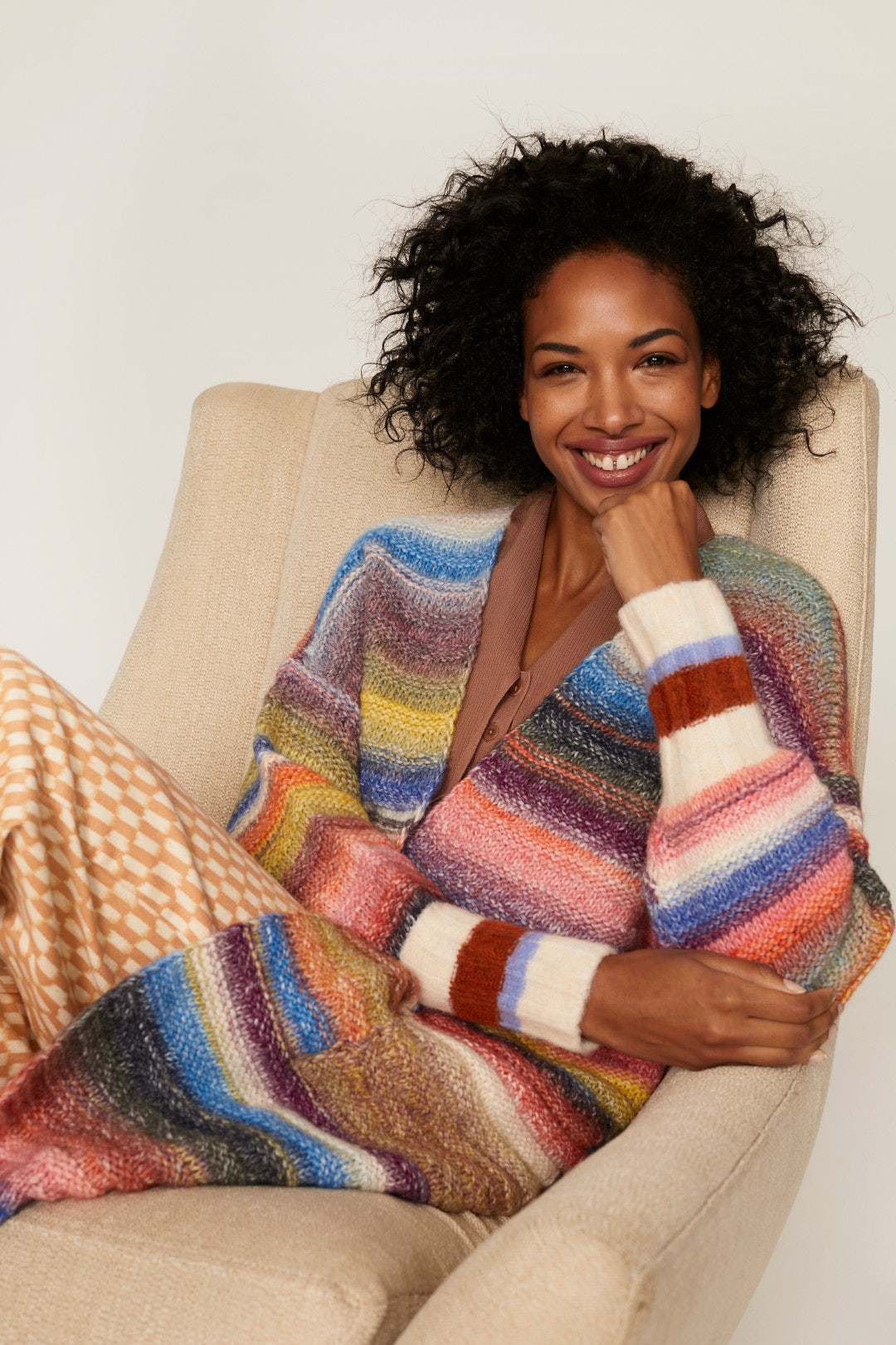 Multicolor Knit Cardigan by sita murt 3