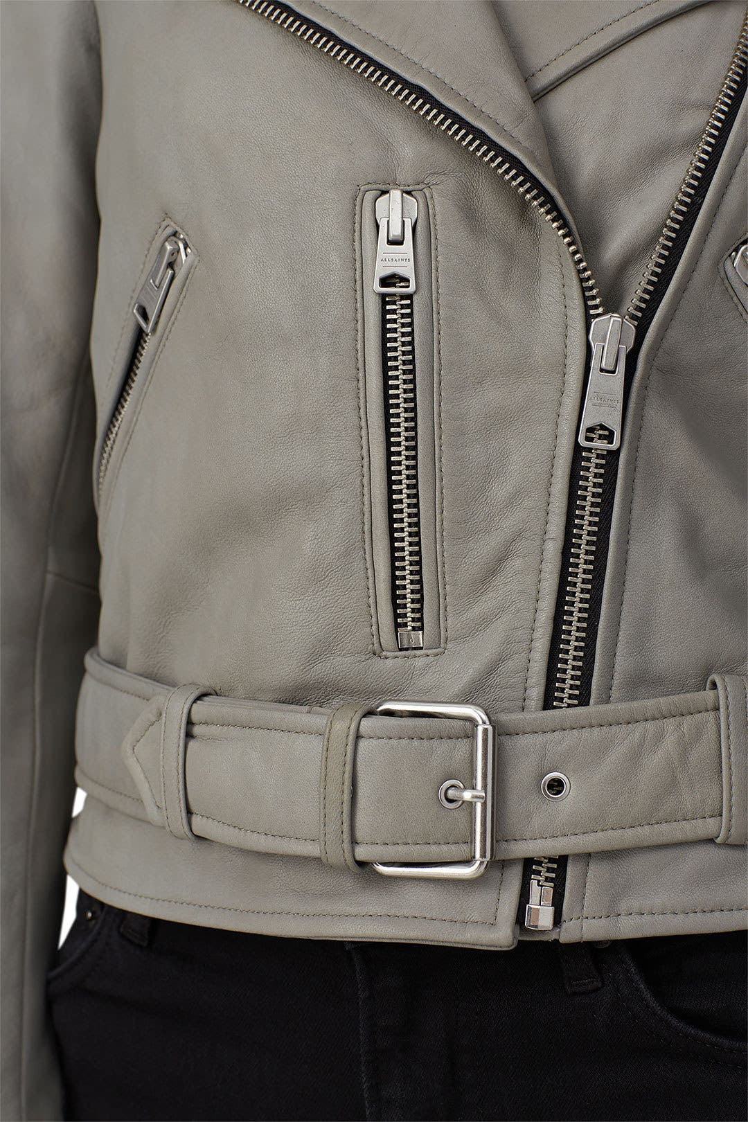 Leather Balfern Biker Jacket by AllSaints | Rent the Runway
