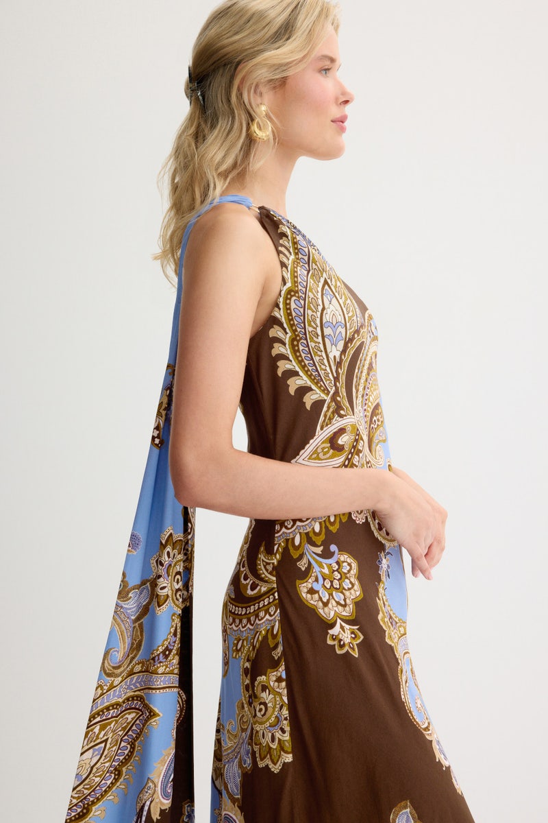 One Shoulder Long Dress by Hemant & Nandita - Photo 3