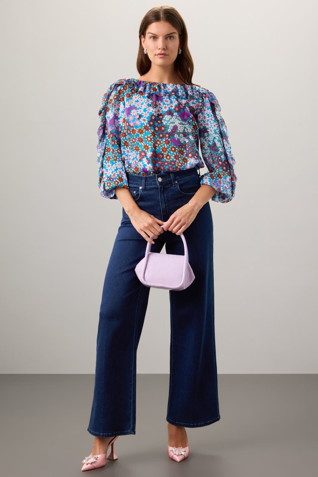 Pacific Petals Chiffon Blouse by kate spade new york | Rent