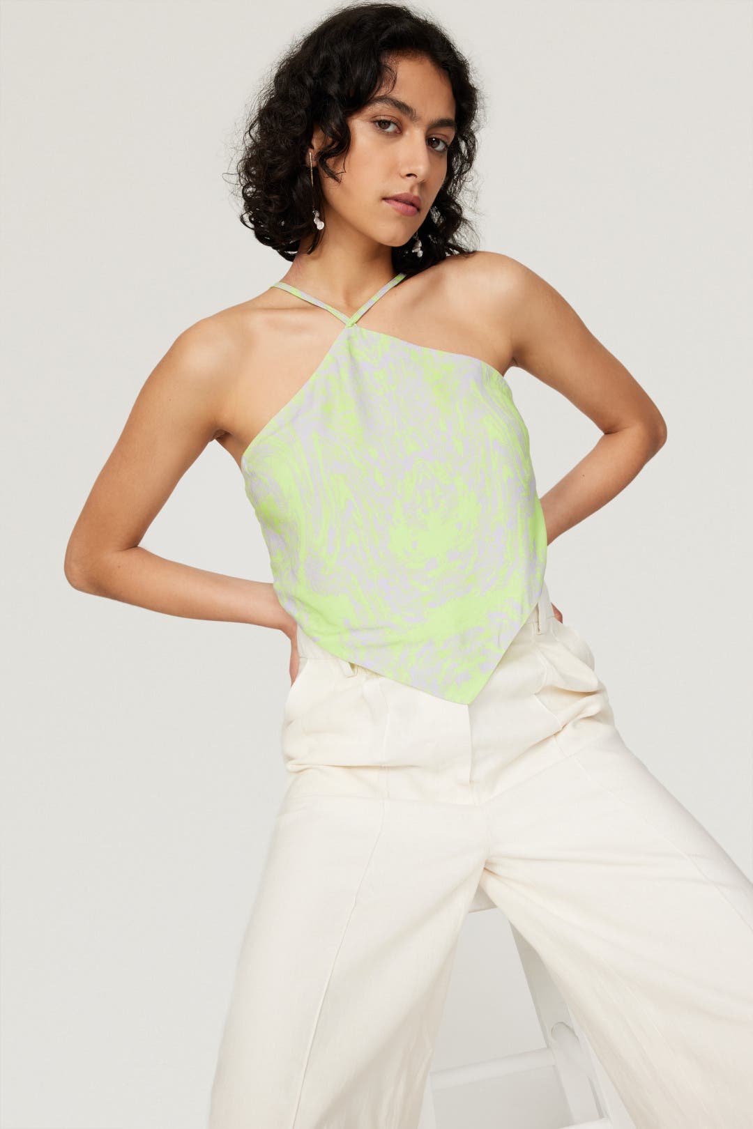 Halter Scarf Top by Louna | Rent the Runway
