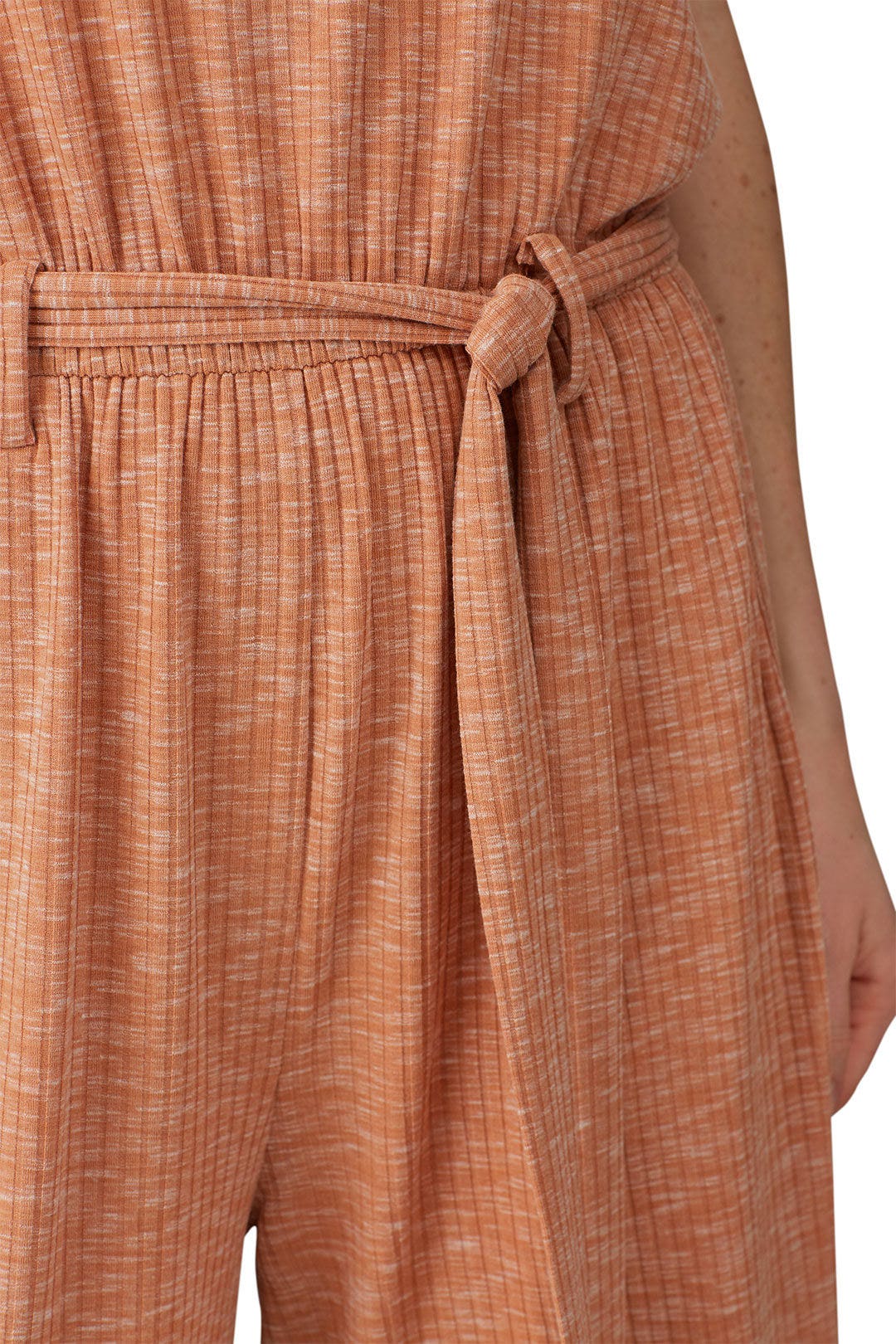 Orange Devin Knit Jumpsuit by B Collection by Bobeau 3