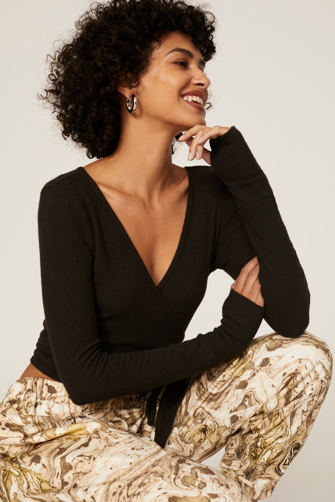 Reversible Wrap Sweater by Spiritual Gangster 3