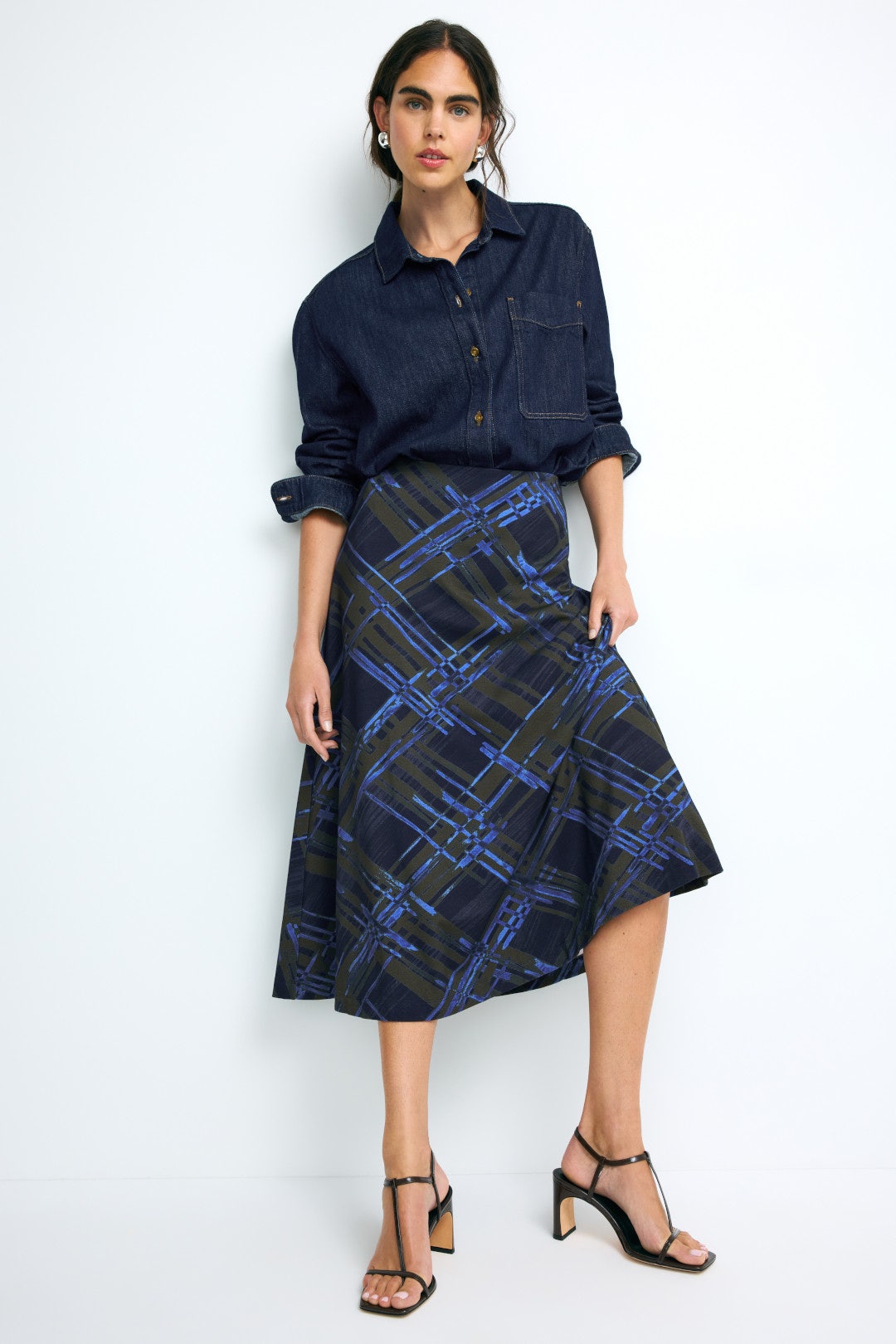 Plaid Thea Skirt by Tanya Taylor 3
