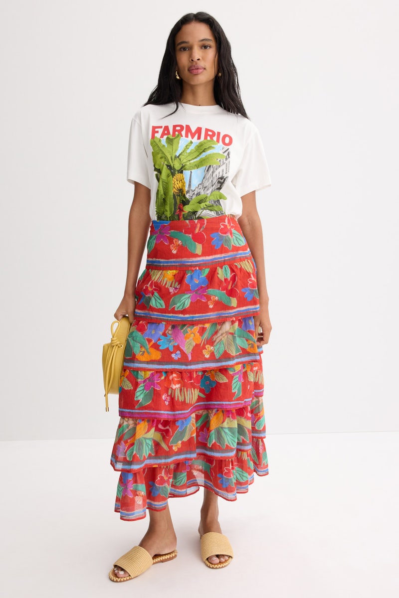 From Brasil To The World Relaxed T-Shirt by FARM Rio - Photo 3
