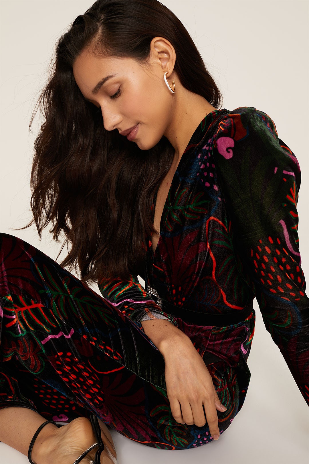 Fruits Dream Velvet Jumpsuit by FARM Rio 3