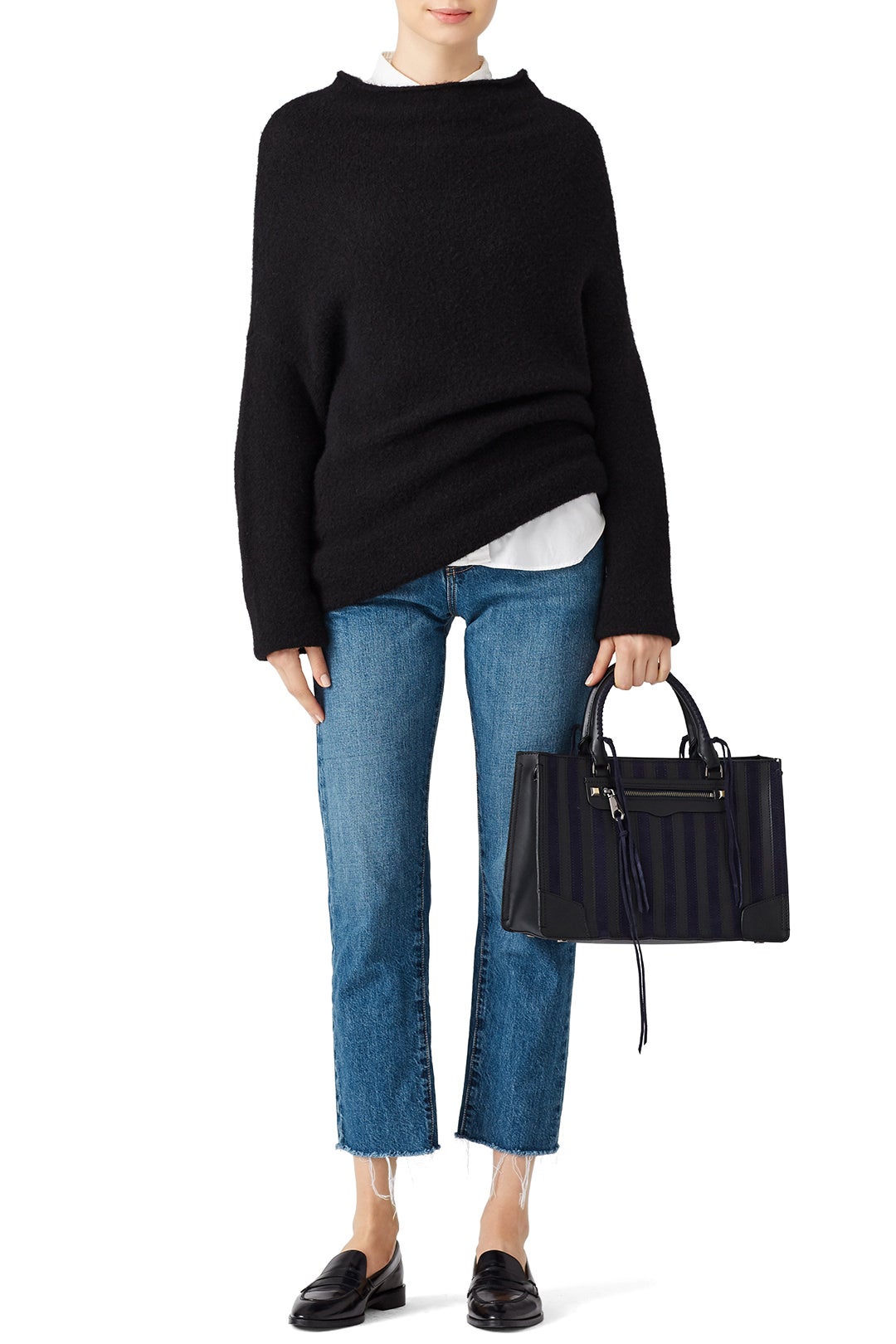 Cozy Funnel Neck Knit by HALSTON 3