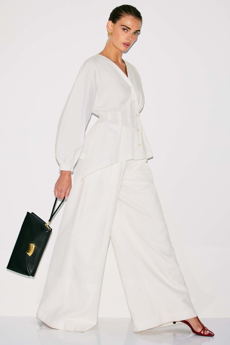Cotton Poplin Blouse by Natori - Photo 3