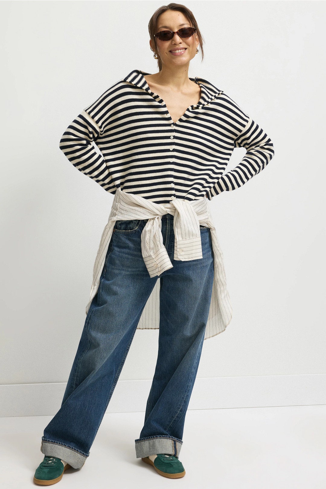 Taylor Striped Cardigan by Alex Mill 3