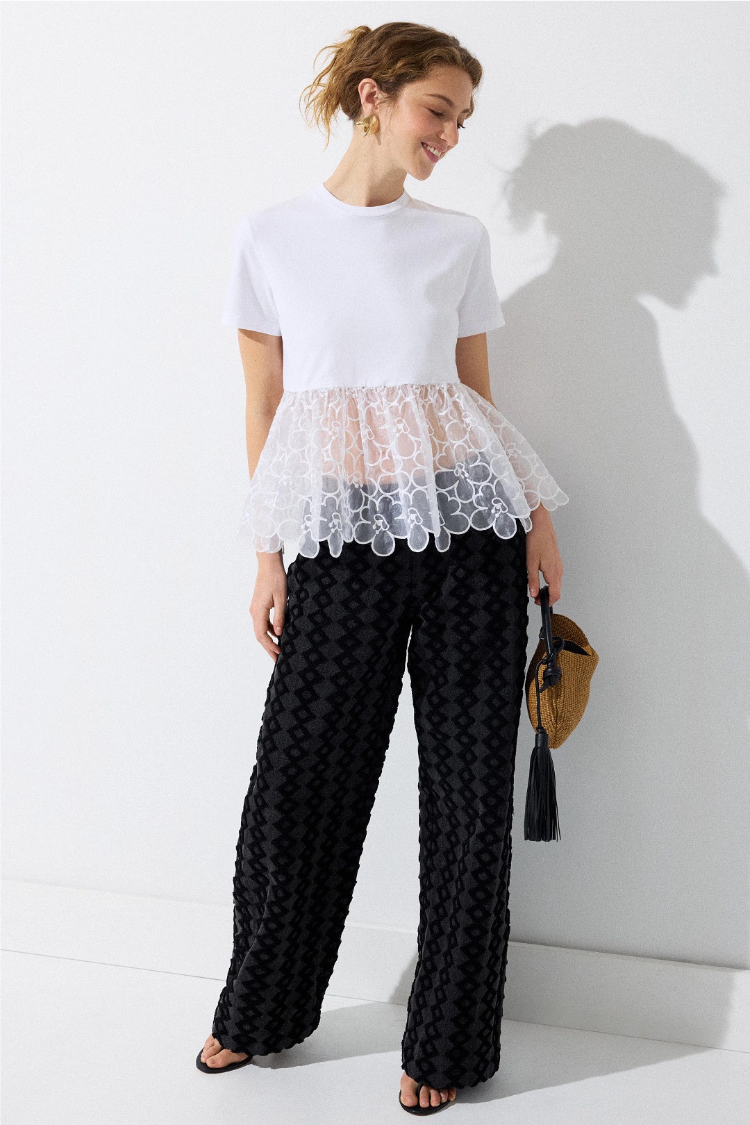 Connie Hem Detail T-Shirt by Cecilie Bahnsen 3