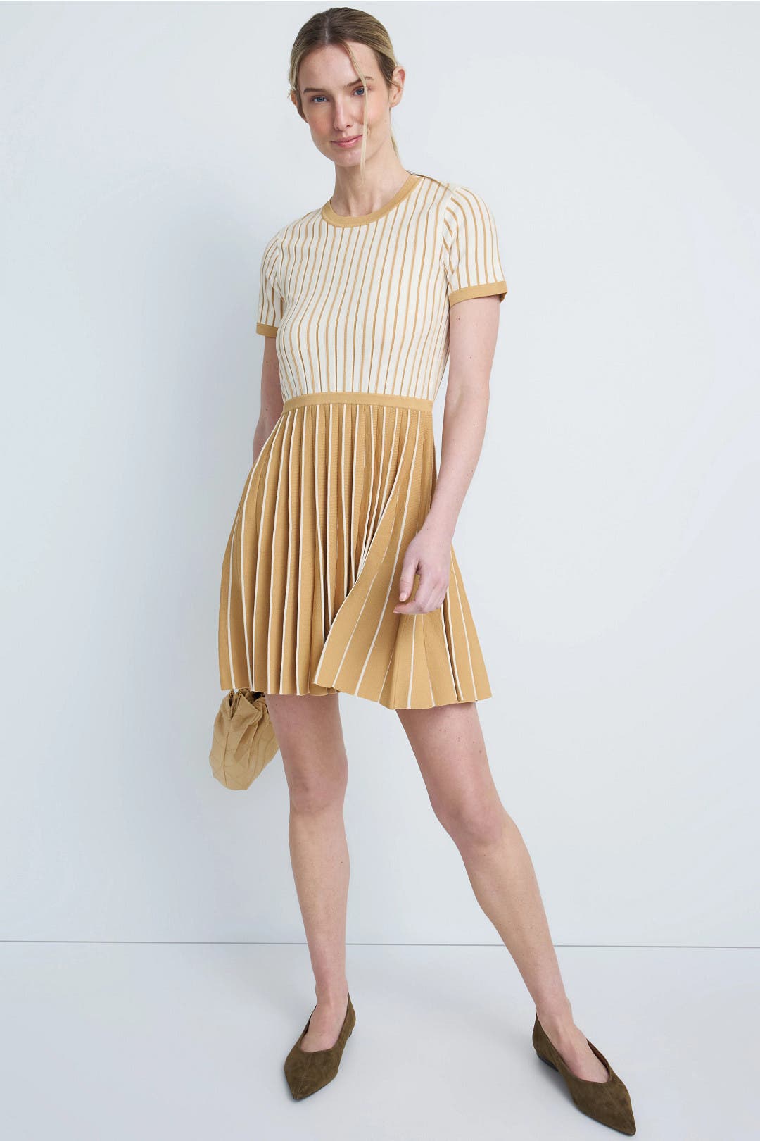 Two Tone Pleated Mini Dress by Jason Wu x RTR | Rent the Runway