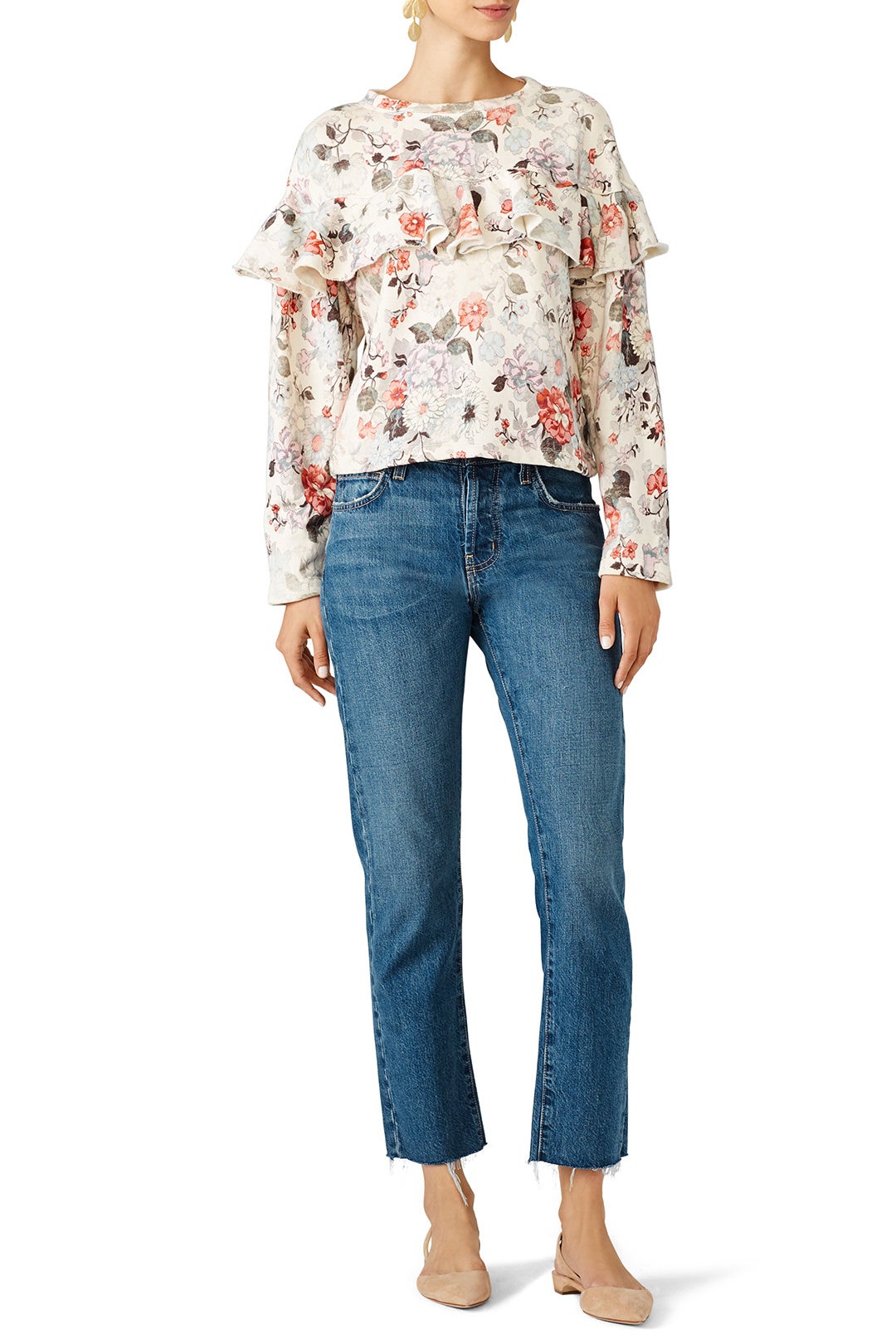 Lua Floral Pullover by Rebecca Taylor NYC 3