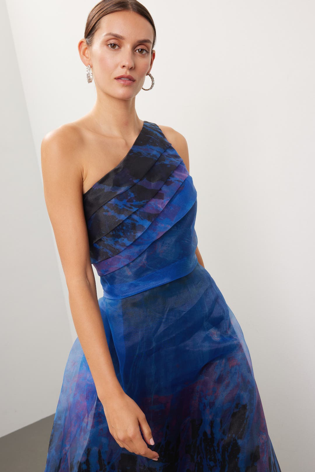 Blue Organza Gown by Rene Ruiz Collection | Rent the Runway