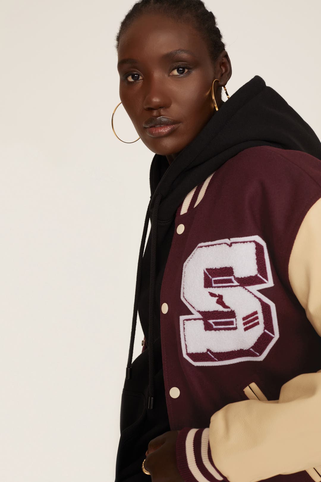 Burgundy Varsity Letterman Jacket by STADIUM by Stadium Goods