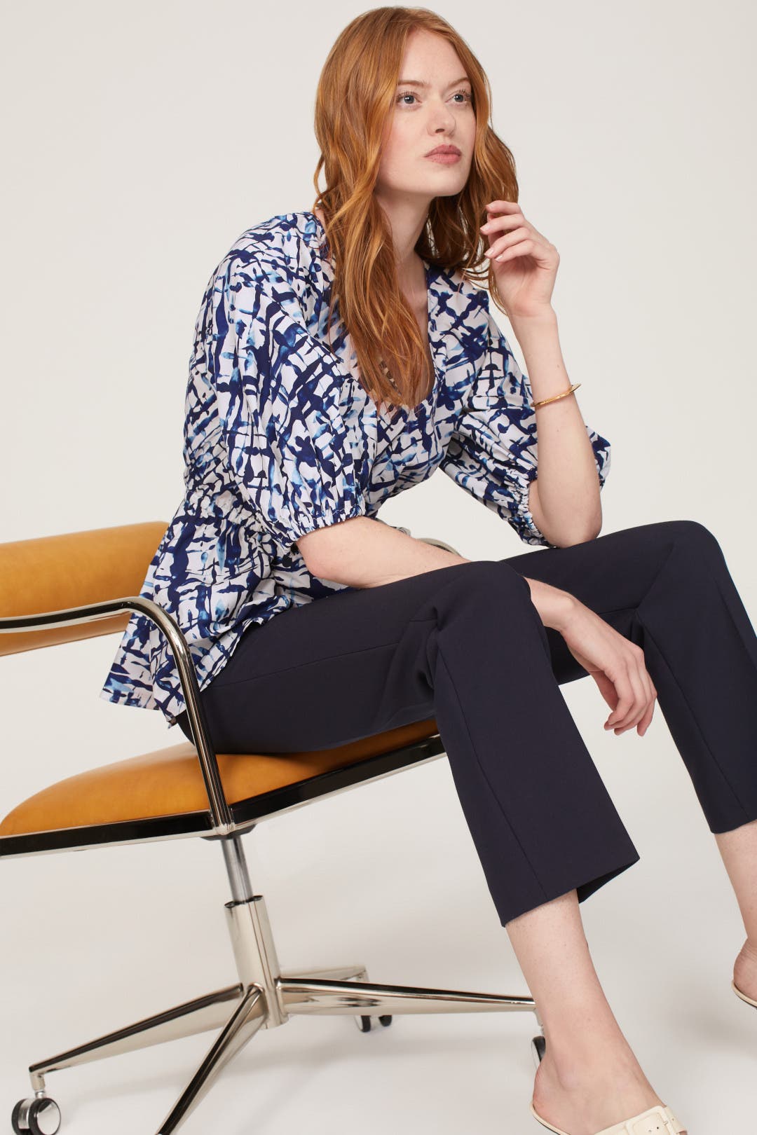 Puff Sleeve Peplum Top by Jason Wu x RTR | Rent the Runway