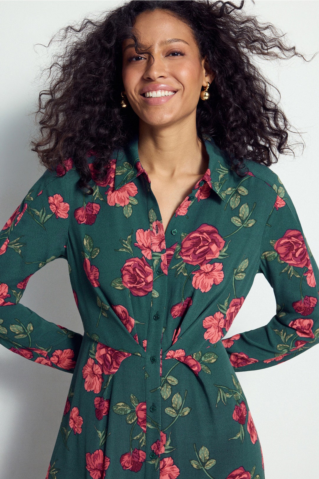 Icon Button Up Collared Maxi Dress by Favorite Daughter 3