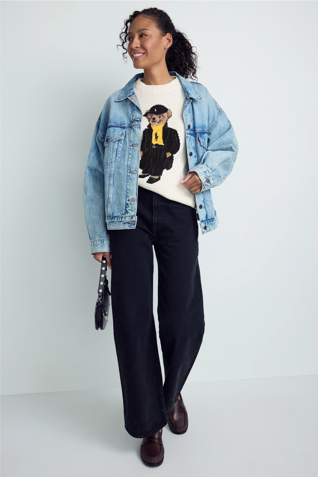 Cotton Bear Long Sleeve Crew Neck Pullover by Polo Ralph Lauren 3