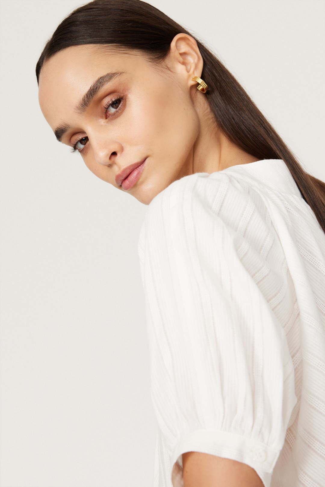 Shirring Volume Blouse by DUNST | Rent the Runway