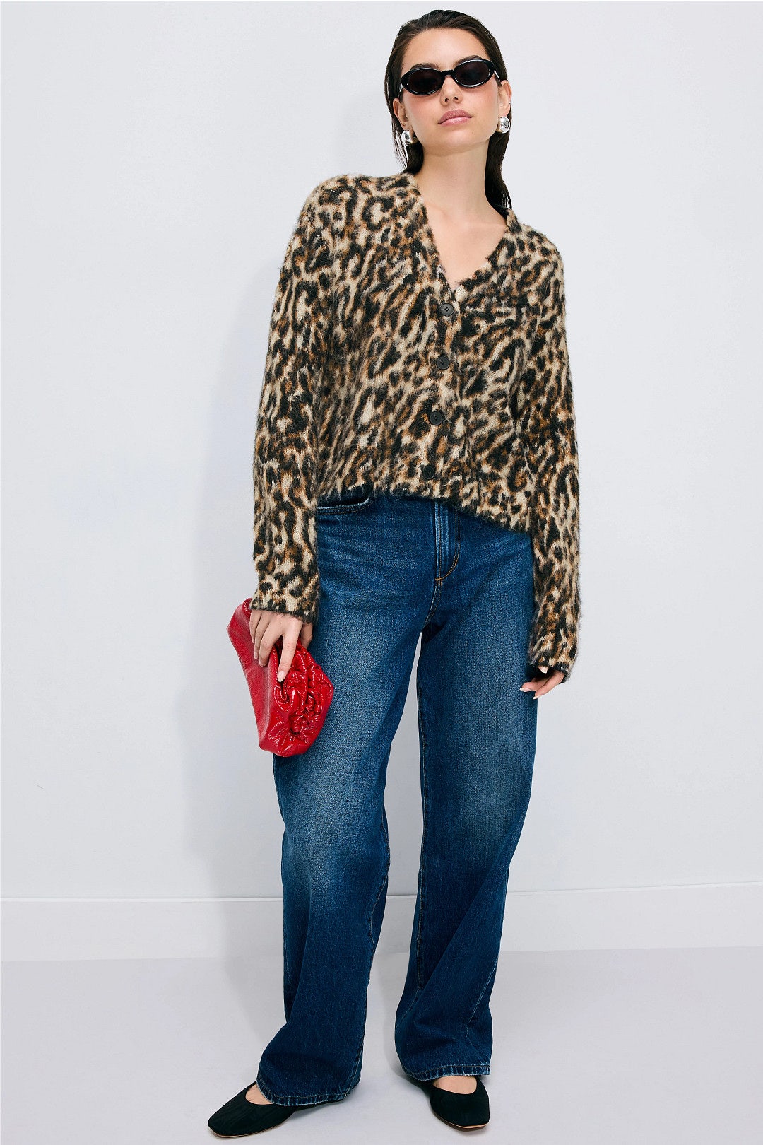 Leopard Print Cardigan by Peter Som x RTR 3