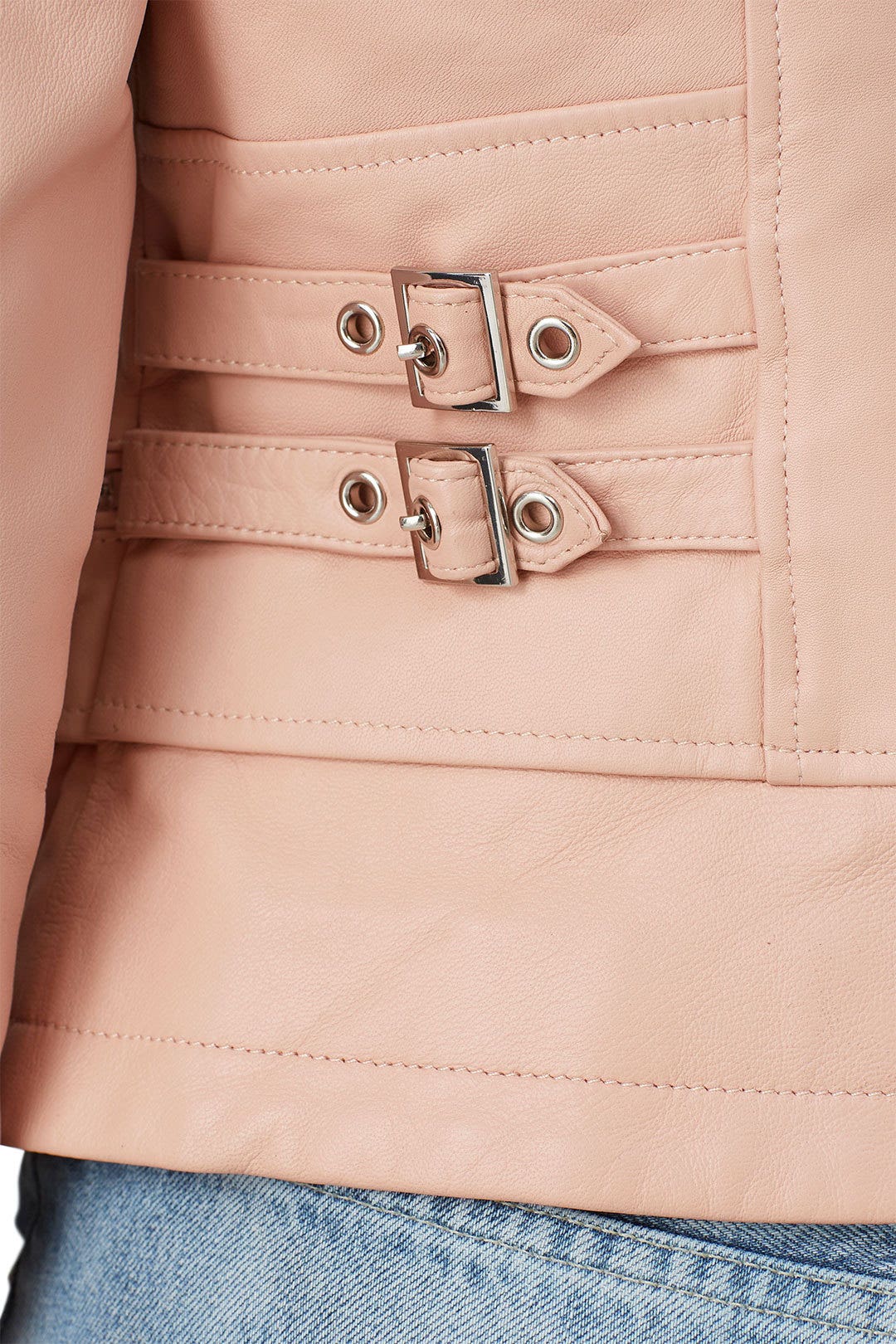 Quilted Collarless Moto Jacket by Slate & Willow 3