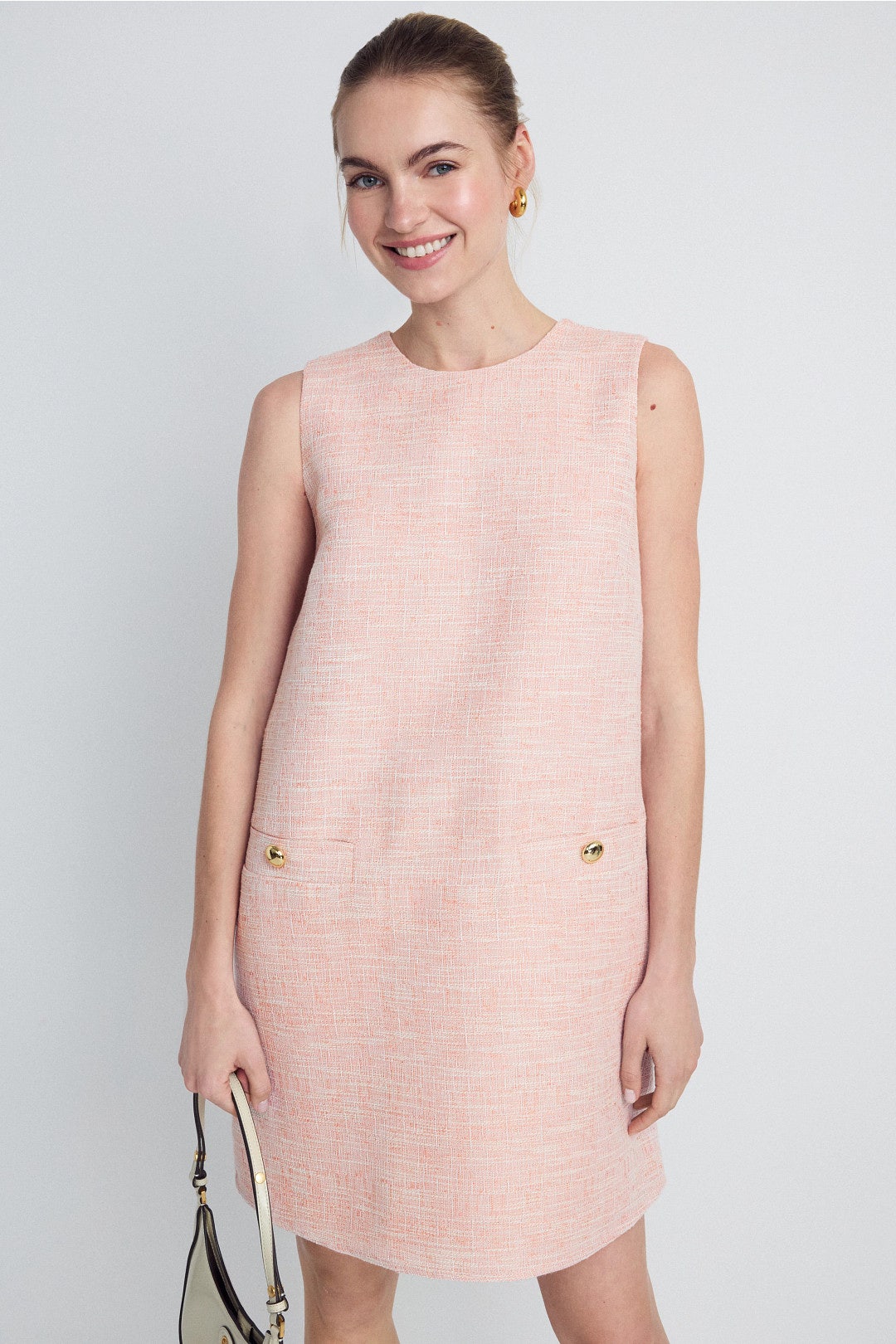 Pink Button Front Shift Dress by Sail to Sable 3