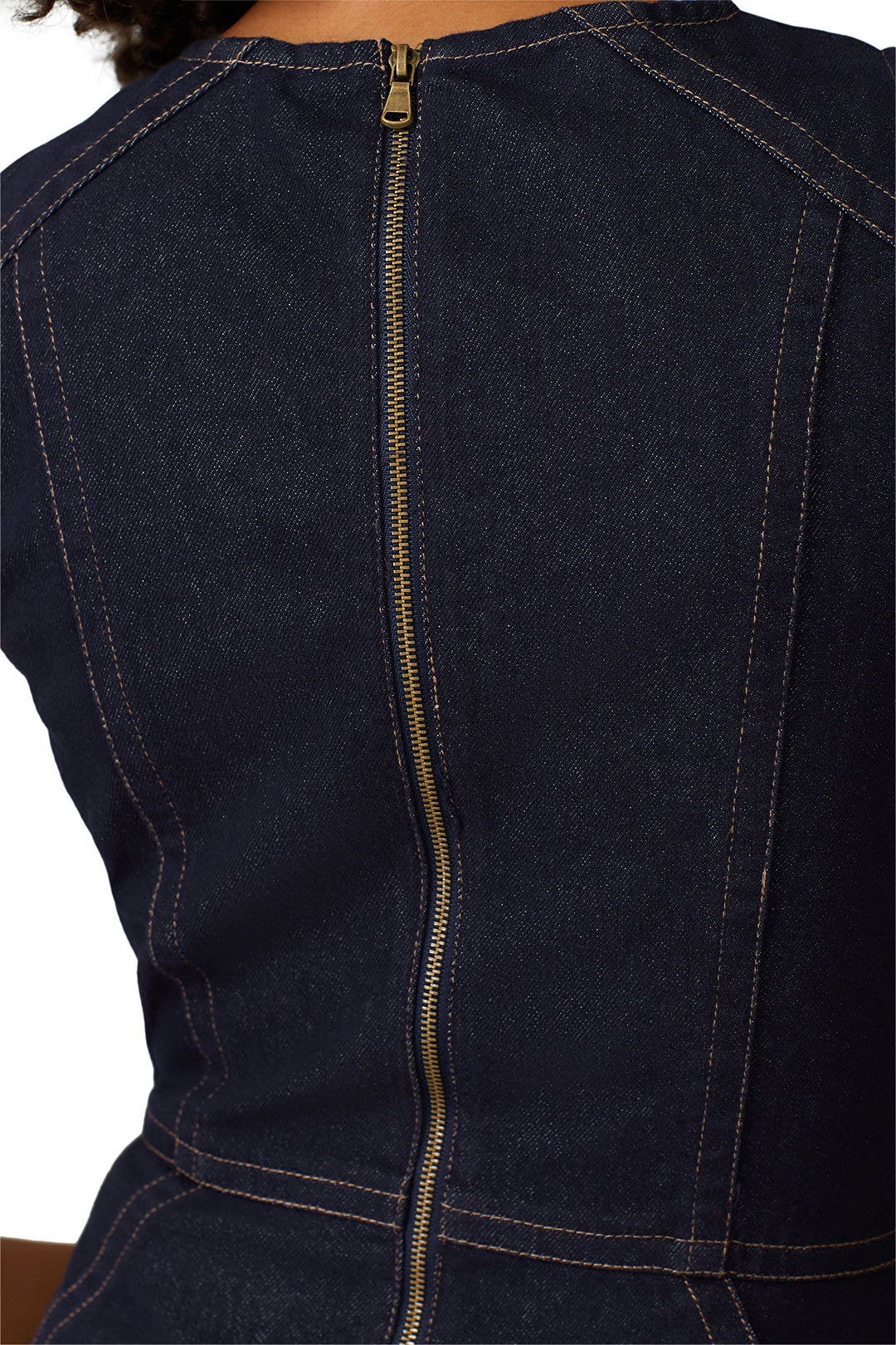 Petit Rogue Denim Dress by Trina Turk 3