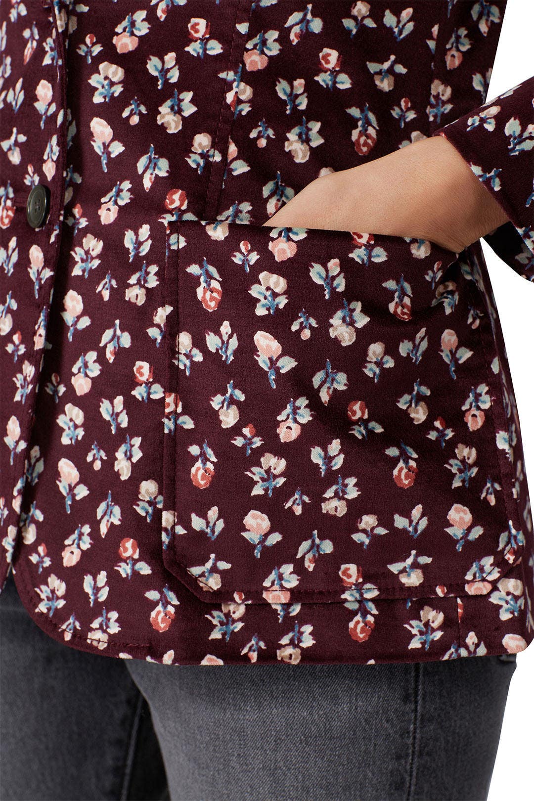 Cherise Velvet Blazer by La Vie Rebecca Taylor 3