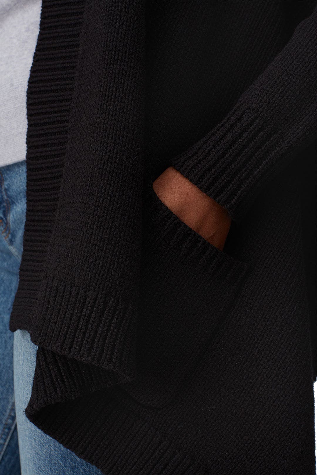 Black Drape Cardigan by KF/KaufmanFranco x RTR 3