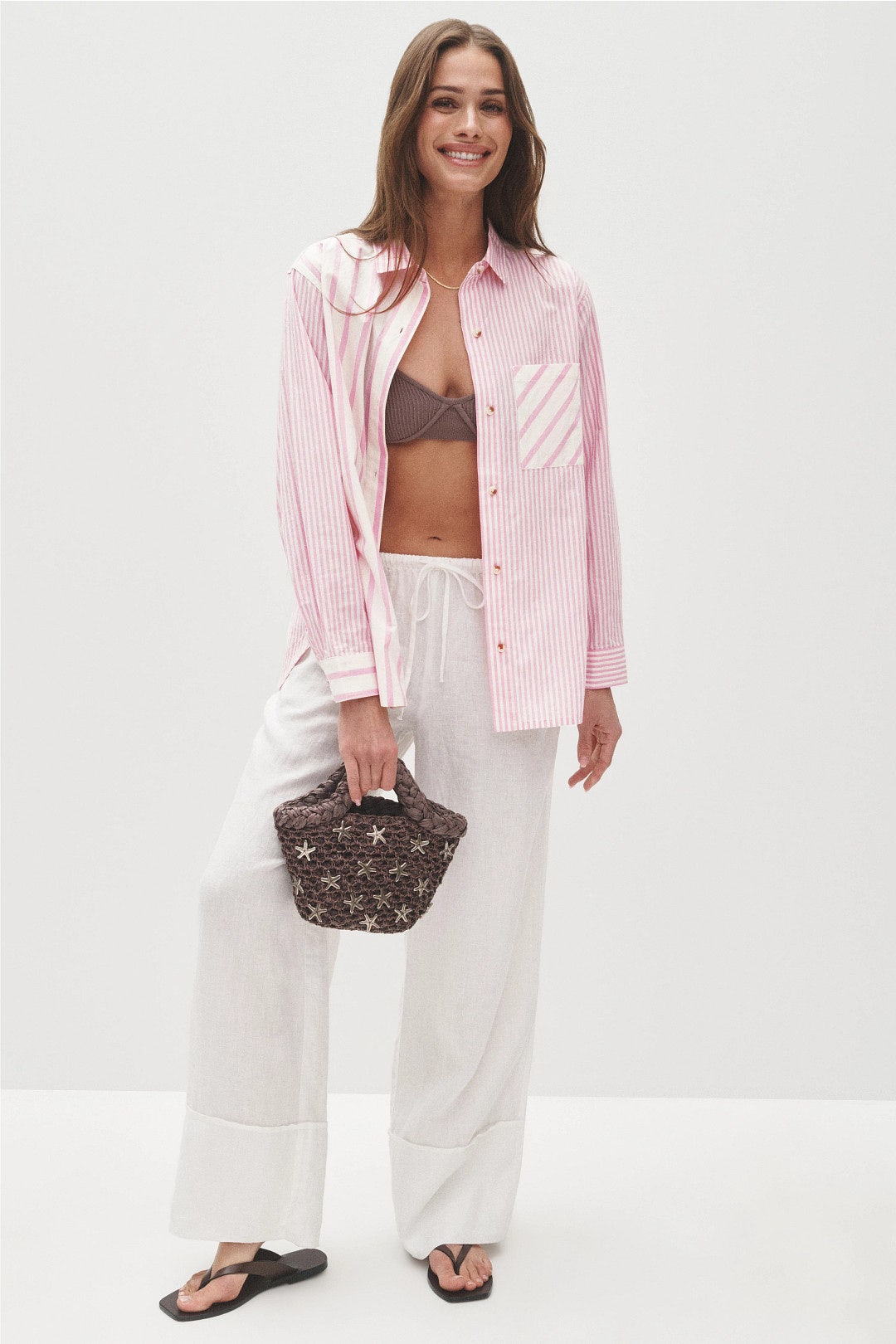 Jane Relaxed Shirt in Cali Poplin by Marine Layer 3