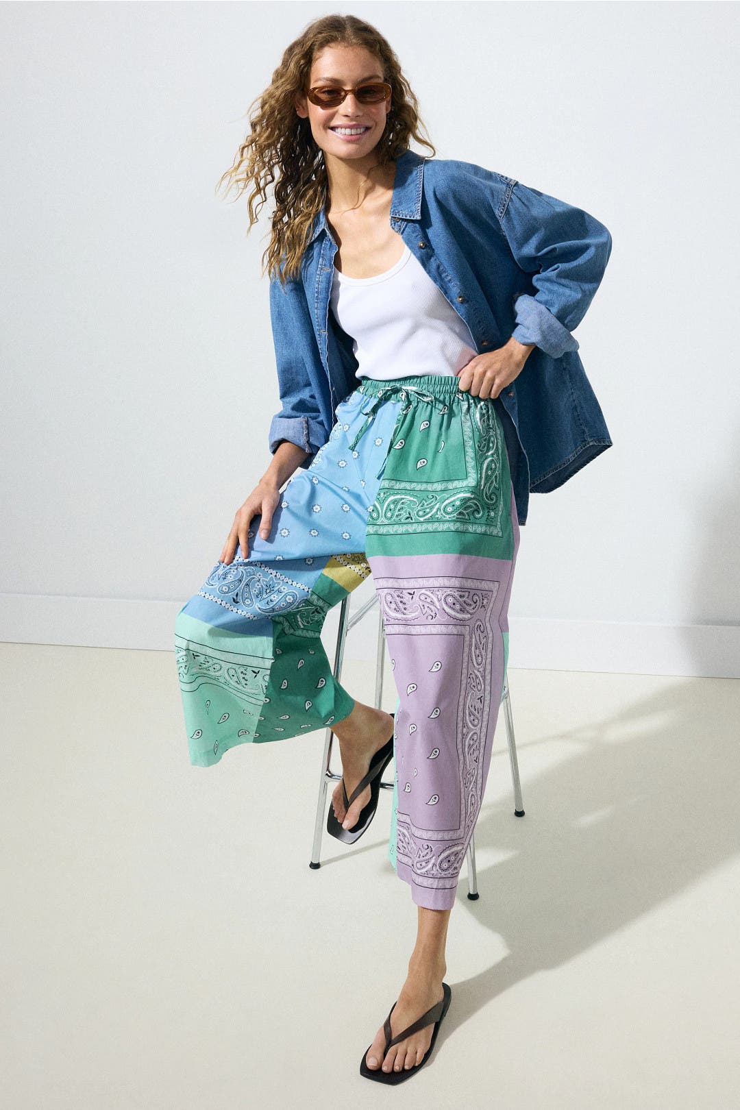Patchwork Trousers by Weekend Max Mara | Rent the Runway