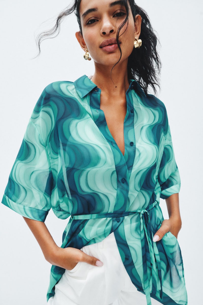 Gala Cover-Up Shirt by Devon Windsor - Photo 3