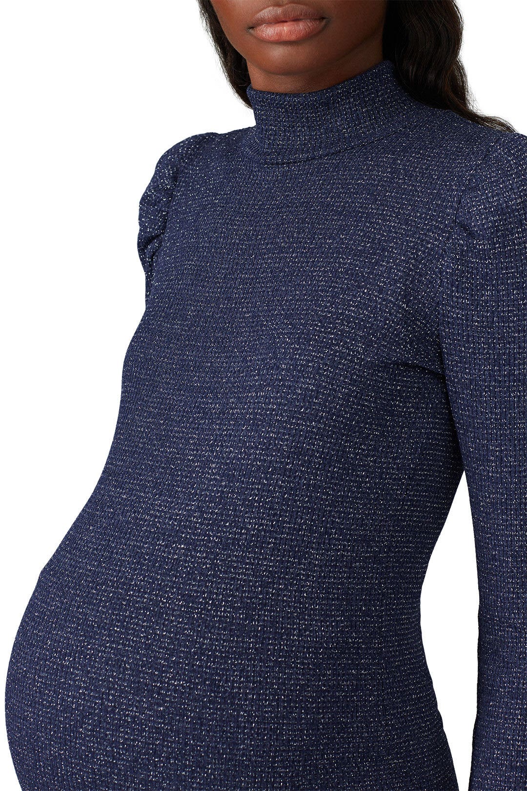 Metallic Rib Ada Maternity Sweater by Rachel Pally 3
