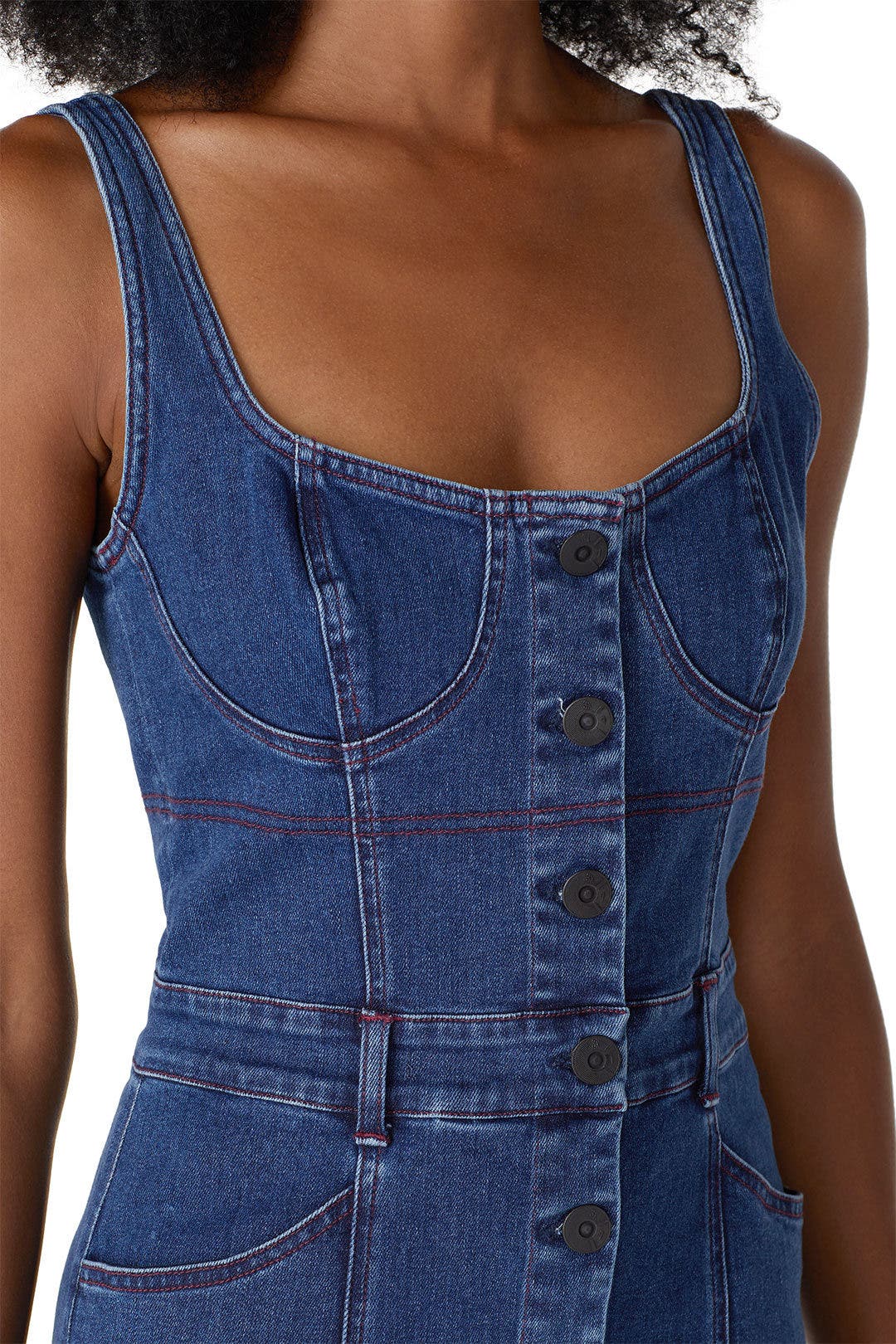 UND3WAY DENIM DRESS Mサイズ Denim Shannon Dress by 3x1 | Rent the Runway