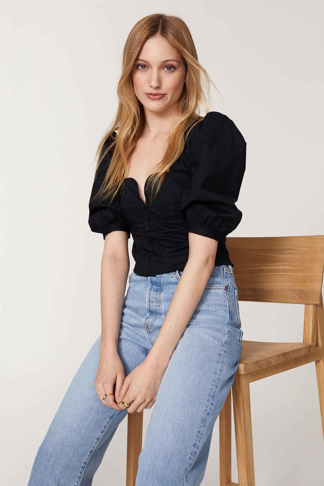 Thea Puff Sleeve Top by SIMKHAI 3