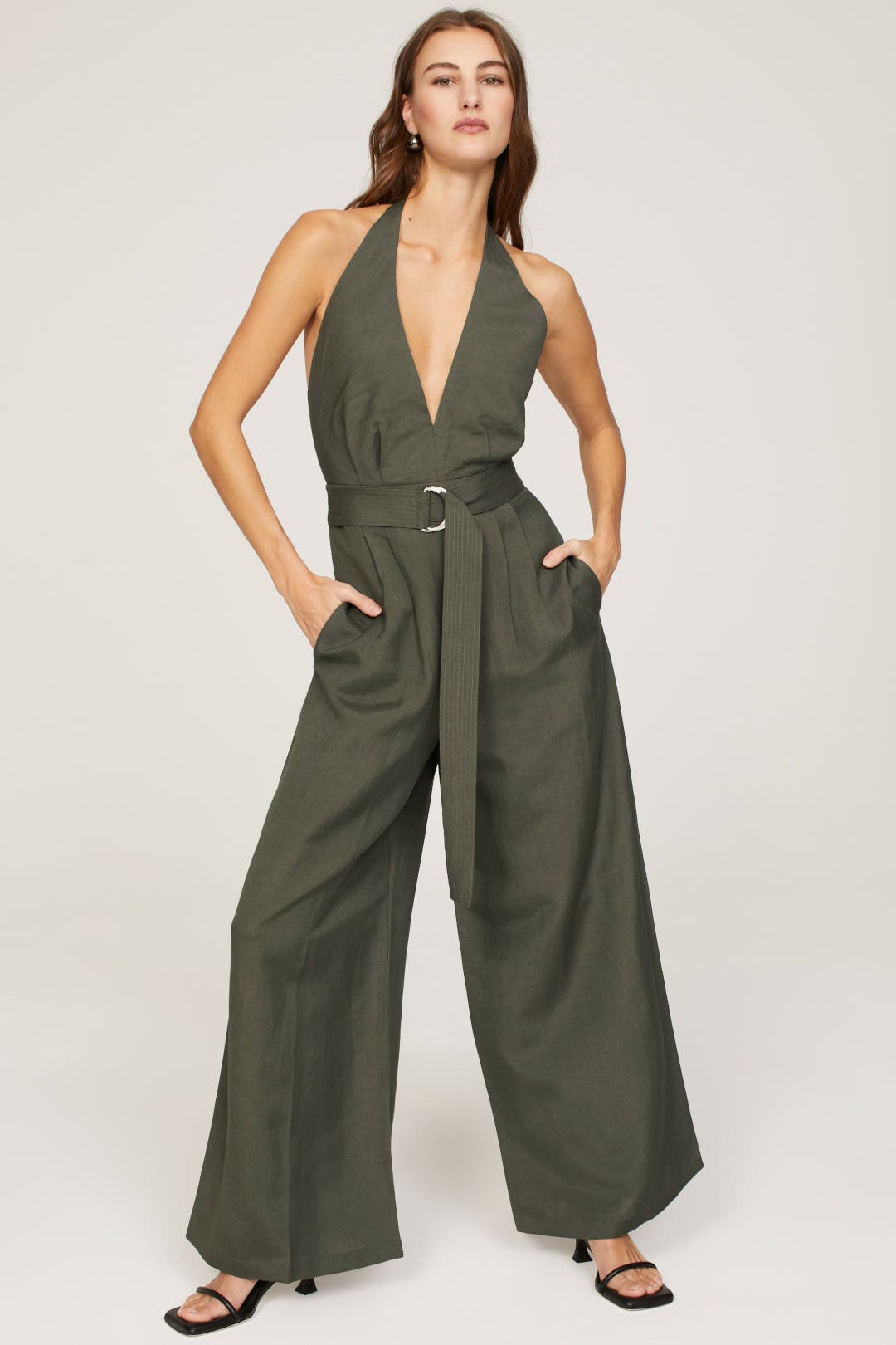 Sage Halter Jumpsuit by Adam Lippes x RTR | Rent the Runway