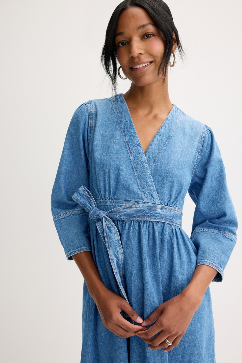 Denim Carolina Dress by HATCH - Photo 3