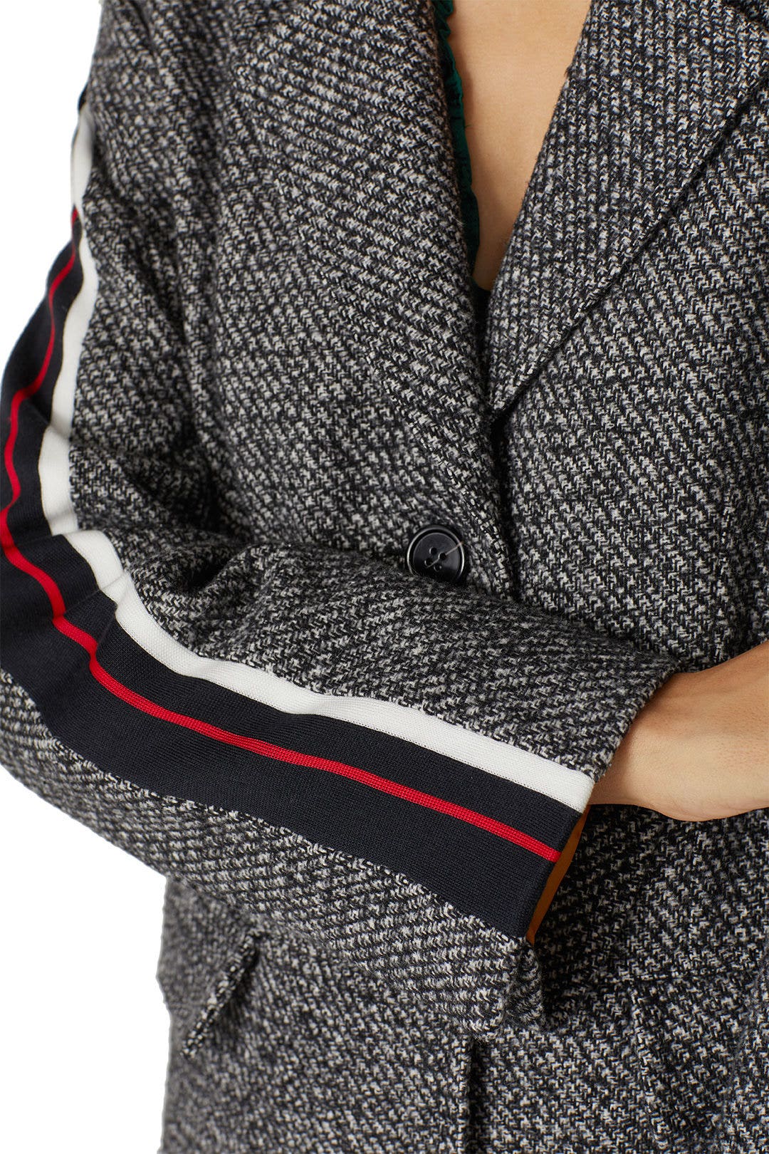 Stripe Tweed Coat by Koché x RTR 3