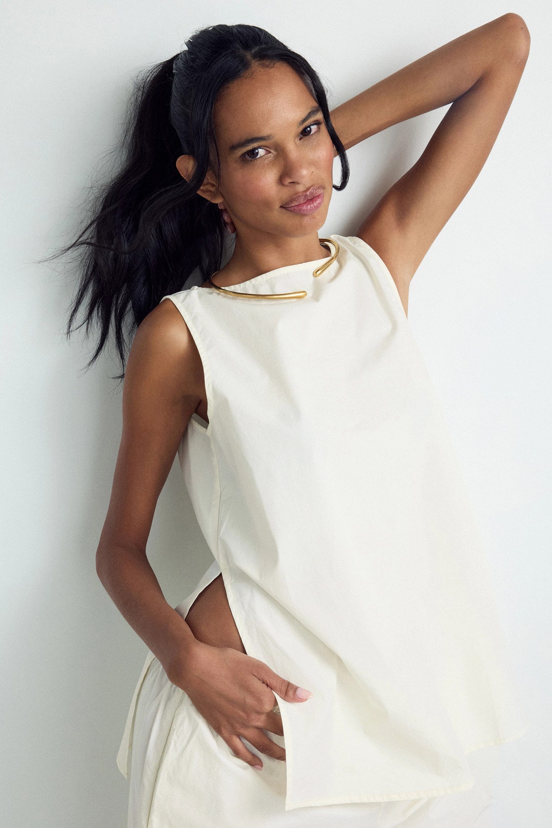 Sleeveless Yan Top by BLANCA STUDIO 3