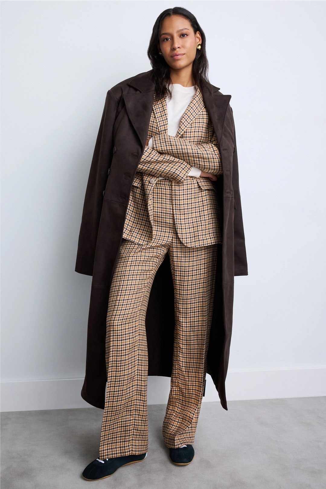 Linen Tweed Woven Standard Flare Pants by Polo Ralph Lauren 3