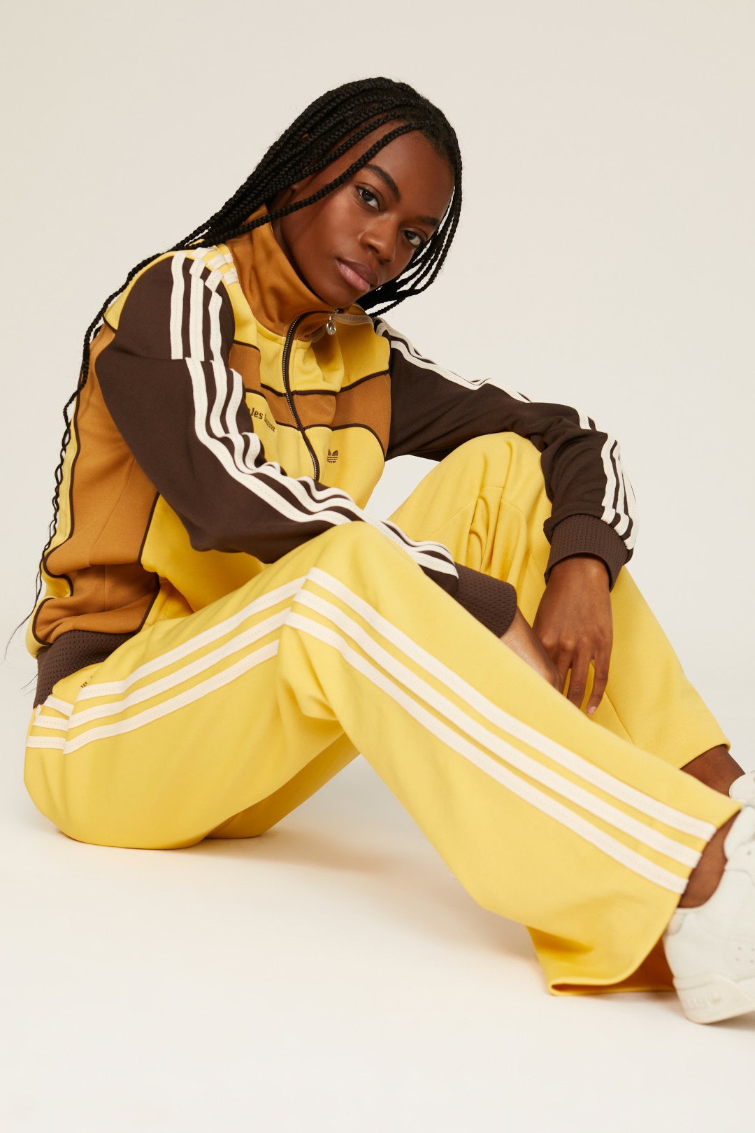 Yellow Track Pants by adidas by WALES BONNER 3