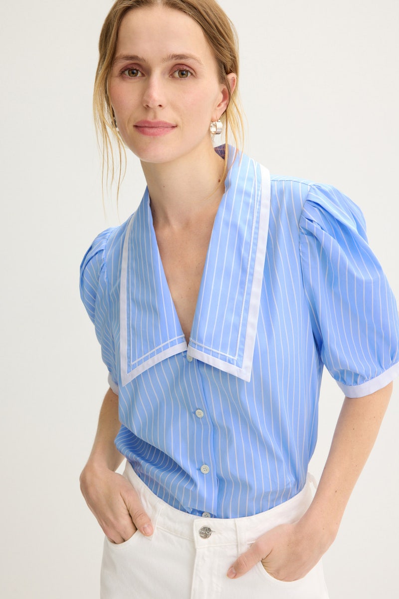 Stripe Sailor Blouse by FRAME - Photo 3