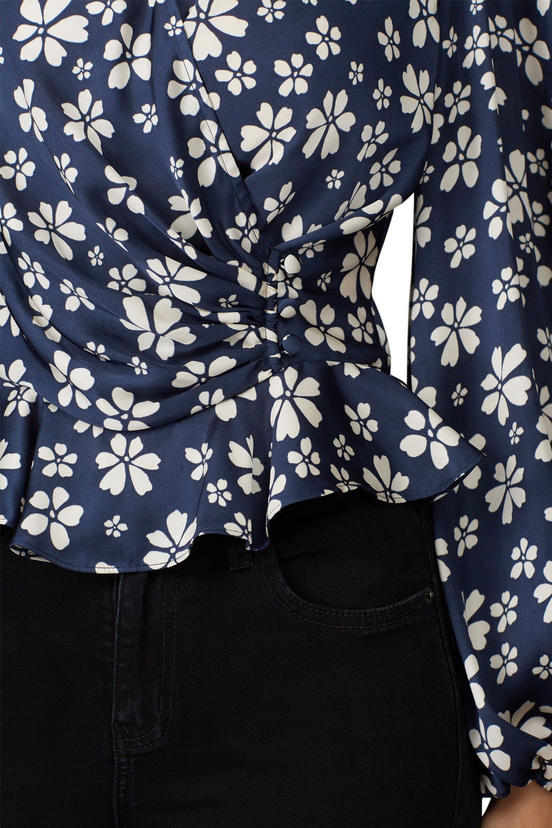 Floral V-Neck Top by Jill Jill Stuart 3