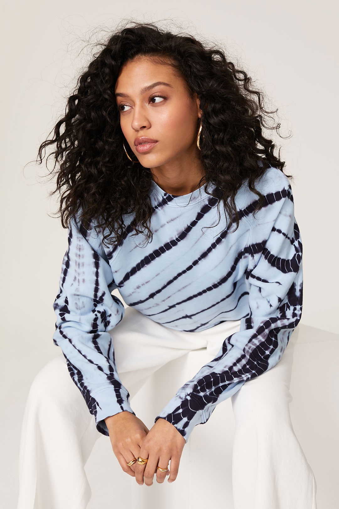 Raglan Tie Dye Sweatshirt by Proenza Schouler White Label 3